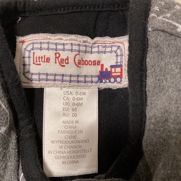 SOLD/ Little Red Caboose Sleep Sack - 0-6 months - Picture 2 of 2